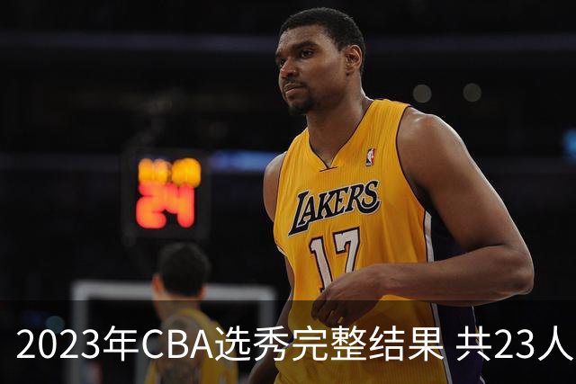 2023年CBA选秀完整结果 共23人被选中历史次高